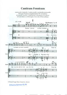 Canticum Fennicum Op. 62