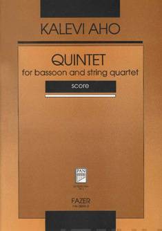 Quintet for bassoon and string quartet - Score