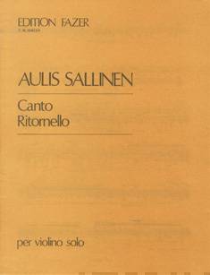 Canto & Ritornello for solo violin - Violin