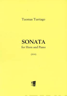 Sonata for Horn and Piano : horn, piano - Sonaatti käyrätorvelle ja pianolle (2016)