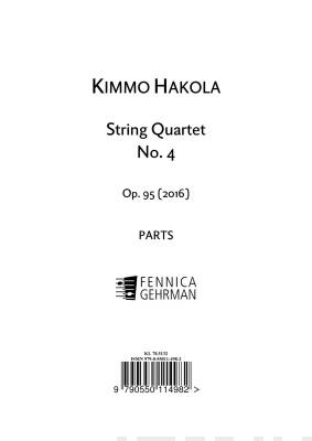 String Quartet No. 4 op. 95 - Parts