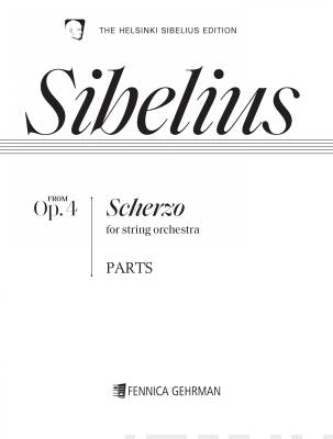 Scherzo op. 4 for string orchestra: Urtext Parts