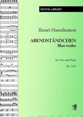 Abendständchen / Illan tenho op. 3a/2 - Voice/piano (PDF)