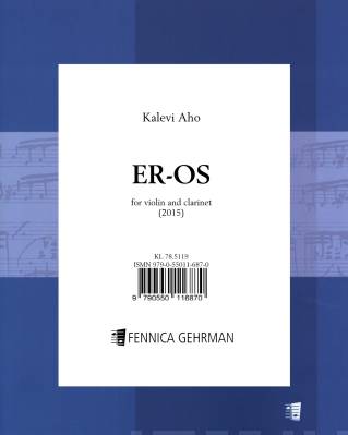 ER-OS for violin and clarinet - Playing score (two copies)