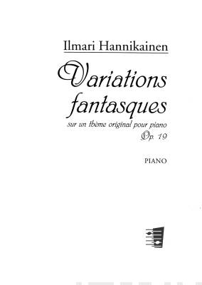 Variations fantasques op. 19 - Piano