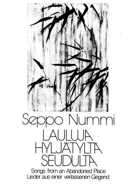 Lauluja hyljätyltä seudulta / Songs from an Abandoned Place - Voice & piano