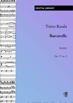 Barcarolle op. 37 no. 2 - Piano (PDF)