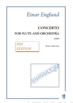 Concerto for flute and orchestra (1985) - Solo part & piano reduction (PDF)