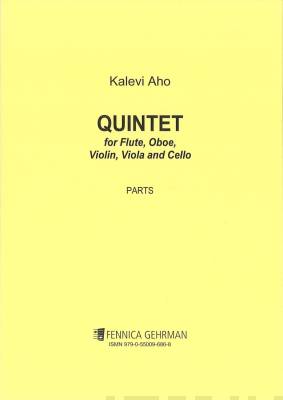 Quintet for Flute, Oboe, Violin, Viola and Cello - Parts