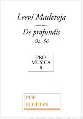 De profundis op. 56 (PDF) - Baritone & mixed choir