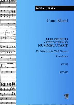 Overture to the play Cobblers on the Heath by A. Kivi  (PDF) - Score