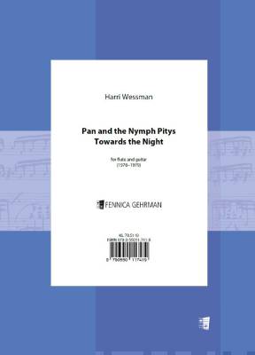 Pan and the Nymph Pitys - Towards the Night for flute and guitar - Playing score