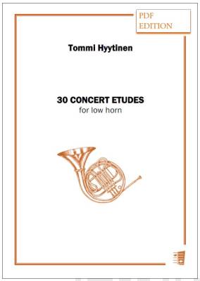 30 Concert Etudes for low horn (PDF)