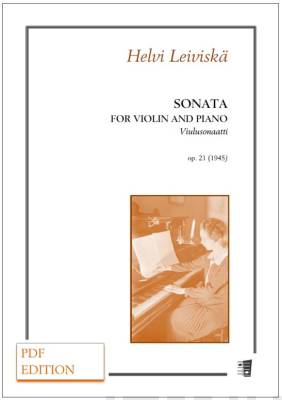 Sonata for violin and piano op. 21 (1945) (PDF)
