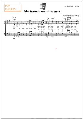 Mu isamaa on minu arm (PDF) - Mixed choir