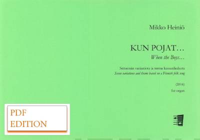 When the Boys... Seven variations and theme based on a Finnish folk song (PDF) - Organ