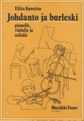 Johdanto ja burleski pianolle, viululle ja sellolle - Partituuri (piano) & jousistemmat