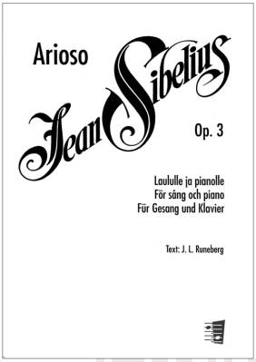 Arioso op. 3 - Voice & piano