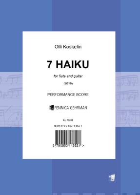 7 Haiku for flute and guitar - Performance score (two copies)