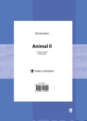Animal II for bass clarinet