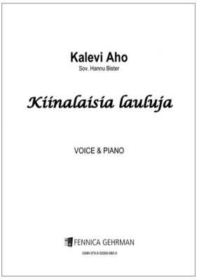 Kiinalaisia lauluja (Chinese songs) for soprano and piano