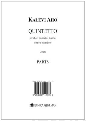 Quintet for oboe, clarinet, bassoon, horn and piano - Parts