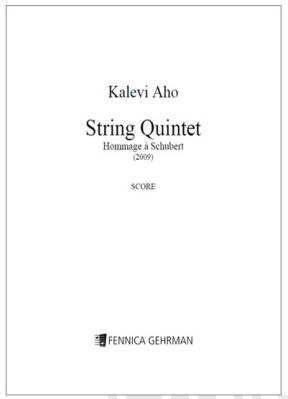 String Quintet "Hommage à Schubert" - Score