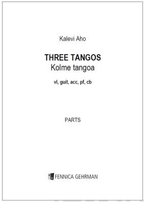 Three Tangos for for violin, guitar, accordion, piano and double bass - Parts
