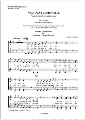 Vesi väsyy lumen alle (PDF) - Chorus part