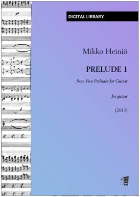 Prelude 1 for guitar (PDF)