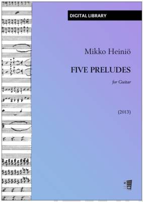 Five Preludes for guitar (PDF)