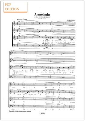 Armolaulu (PDF) - Mixed choir