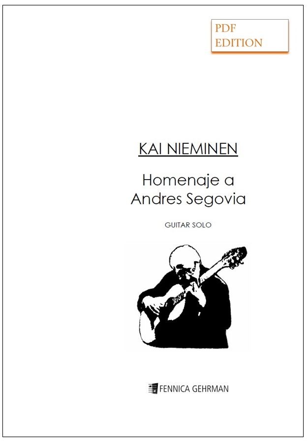 Homenaje a Andres Segovia (PDF) — Guitar | Fennica Gehrman