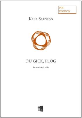 Du gick, flög for voice and violoncello (PDF)