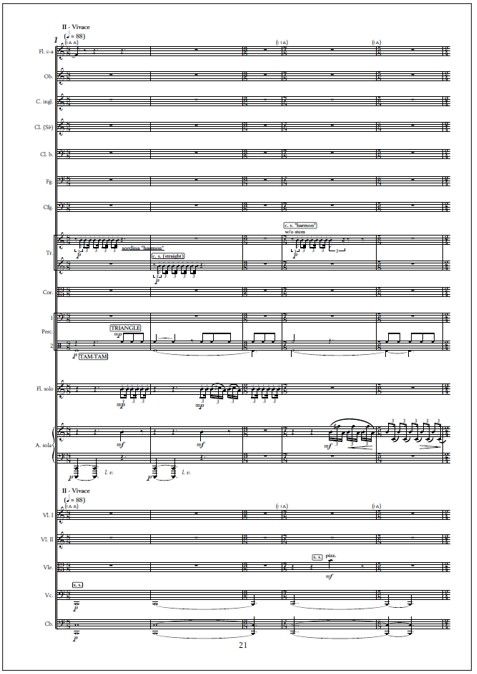 Double concerto for flute, harp and orchestra - Study score