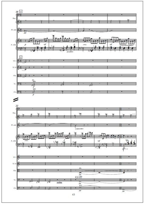 Double concerto for flute, harp and orchestra - Study score