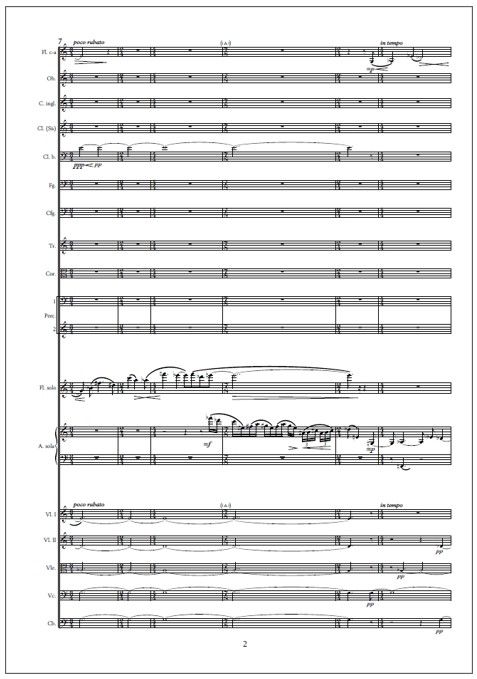 Double concerto for flute, harp and orchestra - Study score