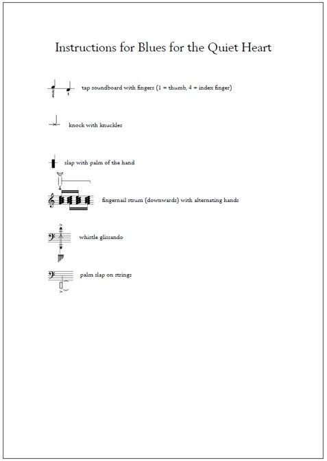 Blues for the Quiet Heart for pedal harp (PDF) from Dreams and Echoes