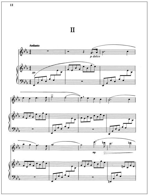 Sonata for flute and harp - Score (harp) & part