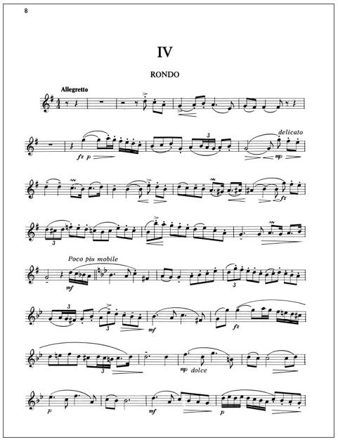 Sonata for flute and harp - Score (harp) & part