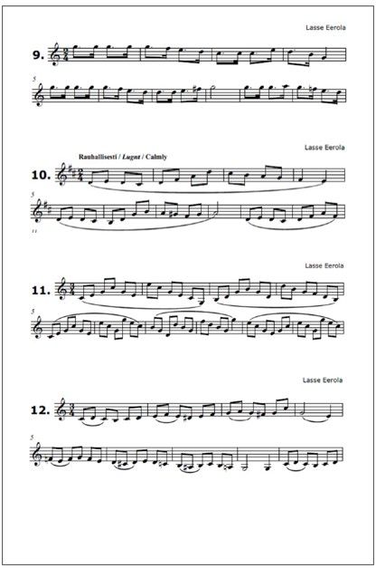 25 studies for clarinet