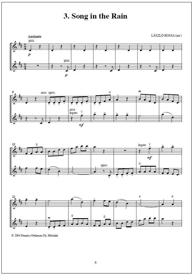 Colourstrings violin duos - Volume 3