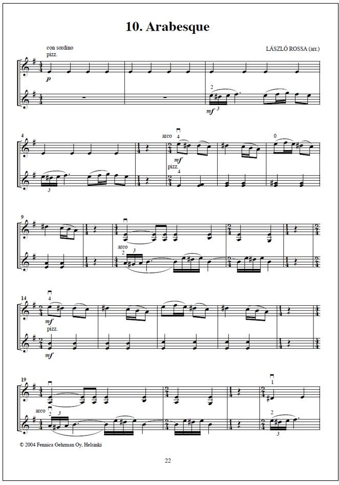 Colourstrings violin duos - Volume 3