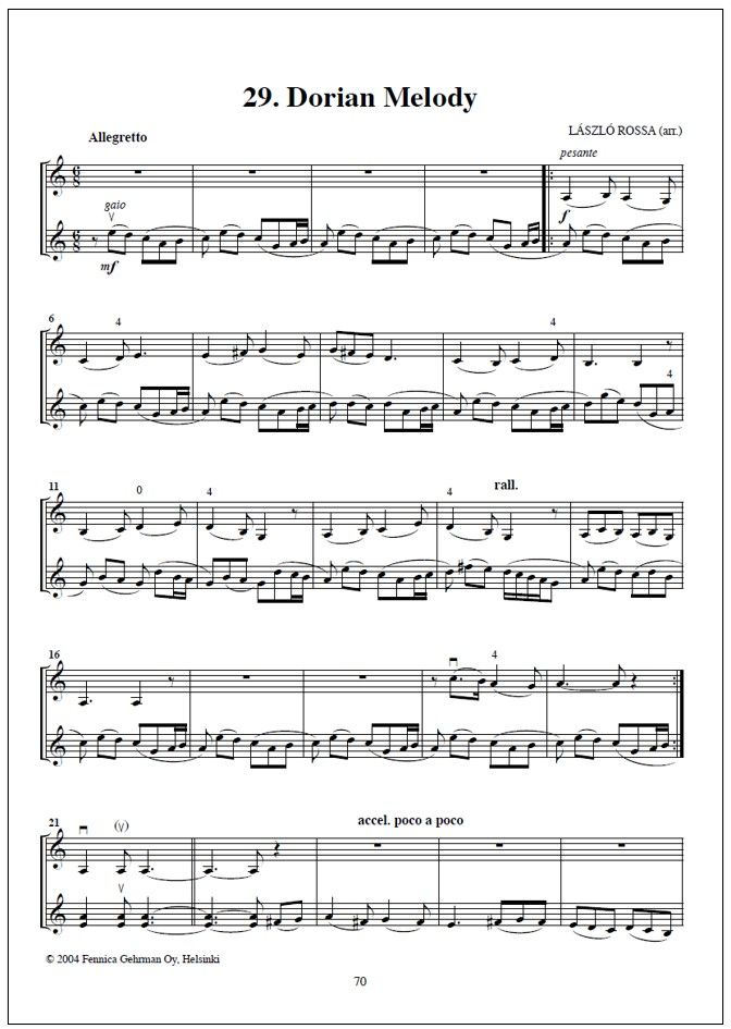 Colourstrings violin duos - Volume 3