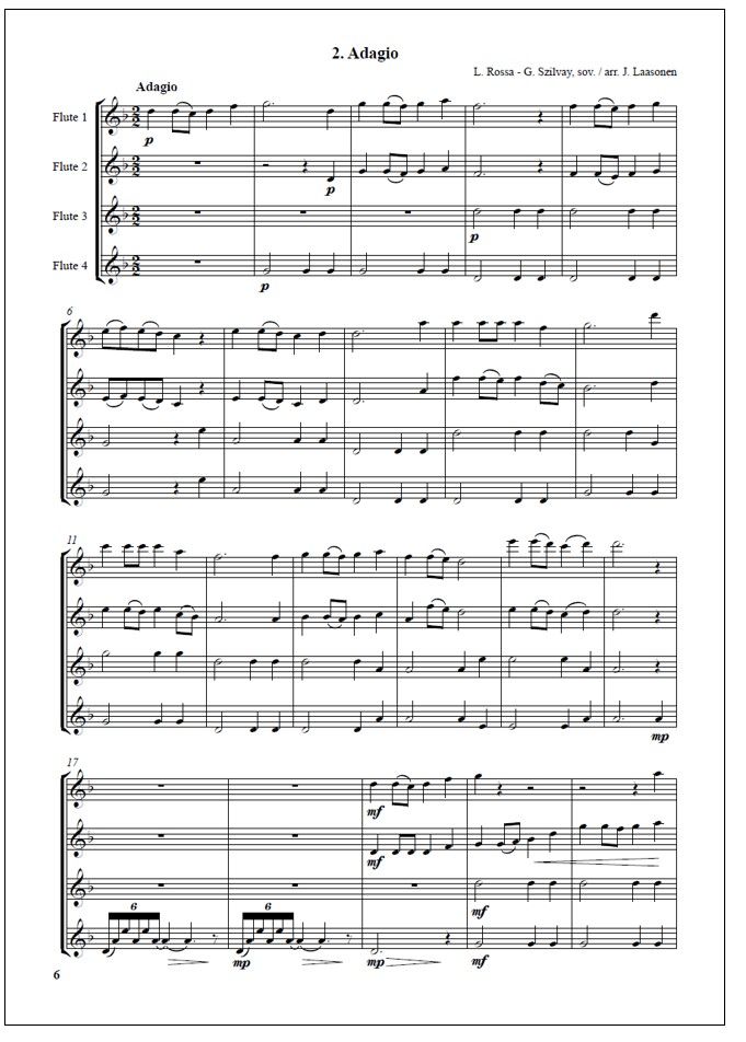 Flute Chamber 1: Chamber Music fo Young Flutists - Flute trio / quartet