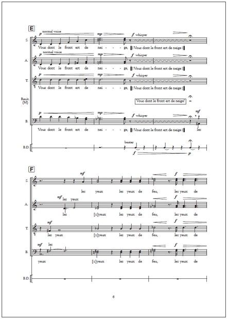 ad puram annihilationem meam - Mixed choir