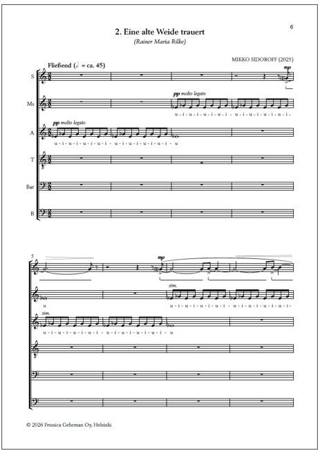 Träumen - Mixed choir