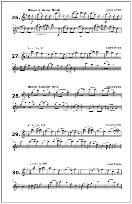30 studies for flute