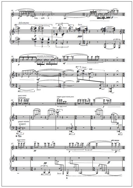 Ilmakehästä (From atmosphere) for flute and piano