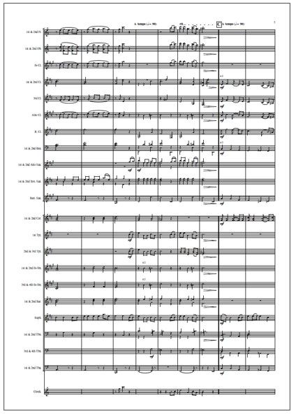 Romanssi oopperasta Pohjan neiti for euphonium & wind band (PDF) - Score & parts